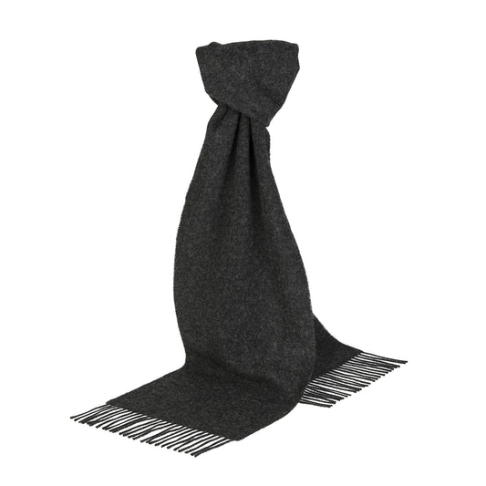 Charcoal Grey Cashmere Scarf