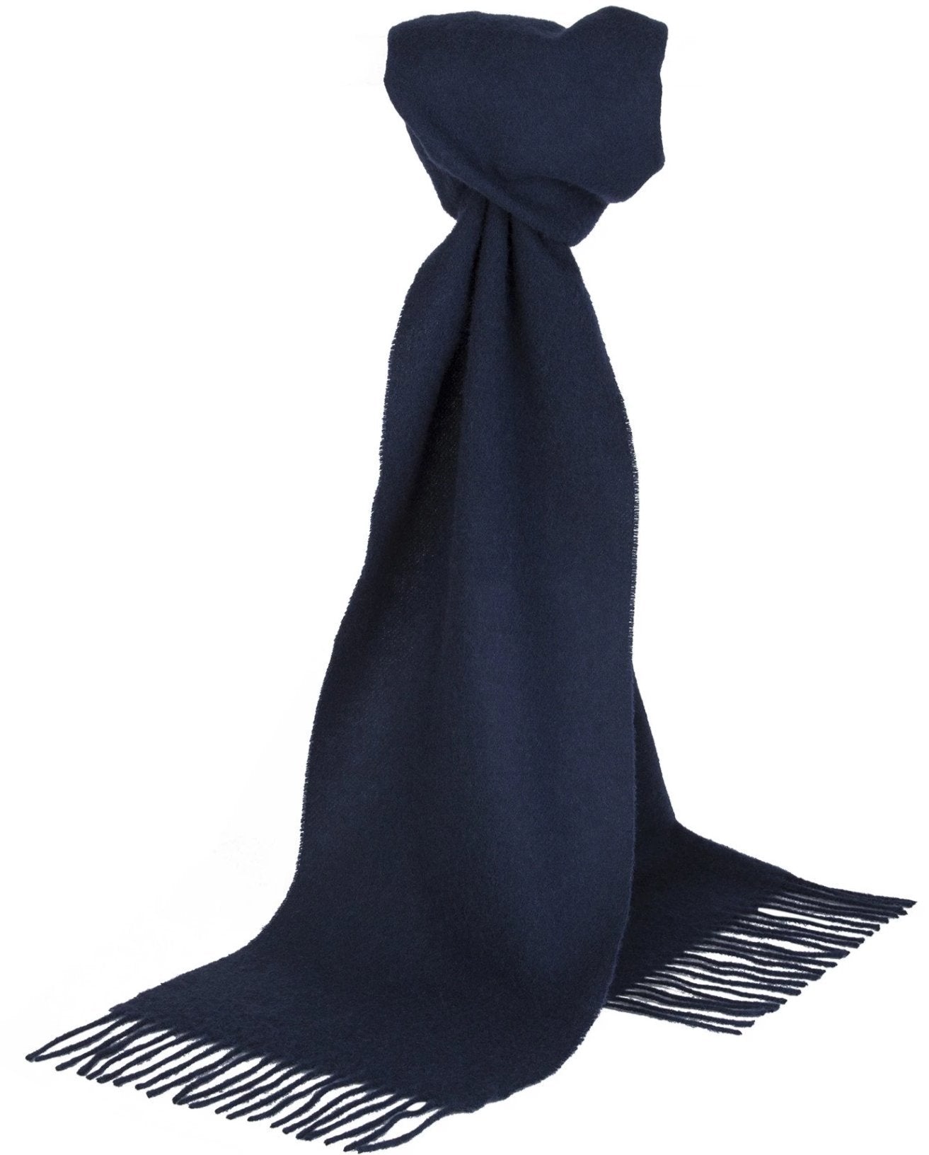 Navy Merino Scarf