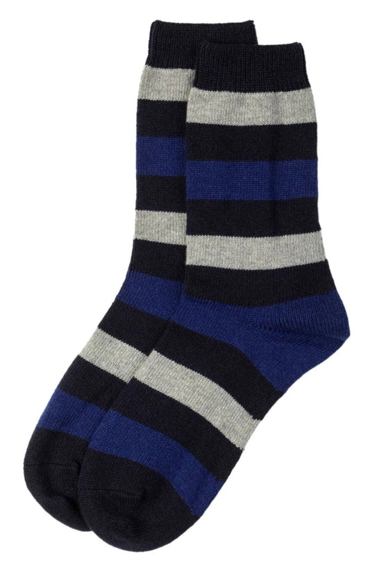 George Cashmere Stripe Socks