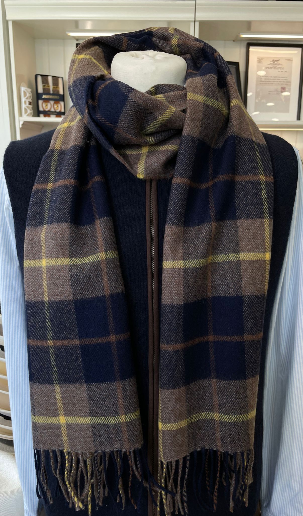 Old Salopian Merino Tartan