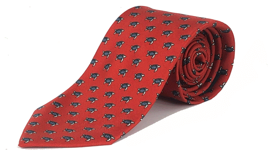 Red Turtle Tie