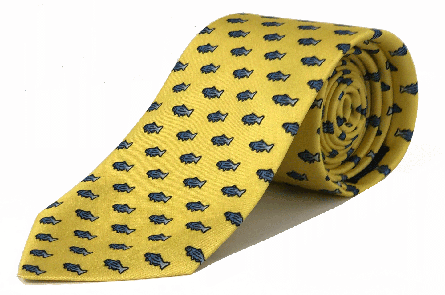 Yellow Fish Tie